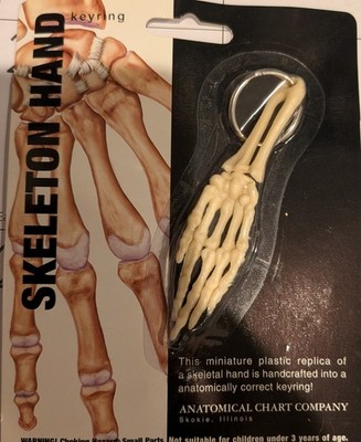 Skeleton Hand Keychains