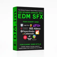 950 EDM Sound Effects Samples Pack (Wav) for FL Studio, Ableton Live, Logic Pro