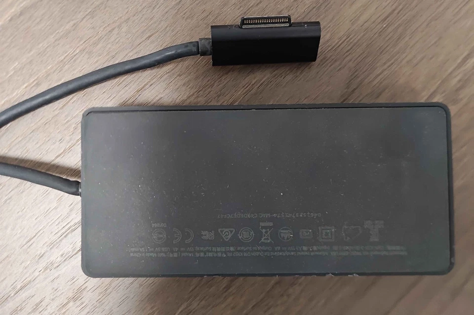 Microsoft Surface Pro 1661 3 4 5 6 7 8 & Book 1 2 Docking Station With Adapter - image 3 of 4