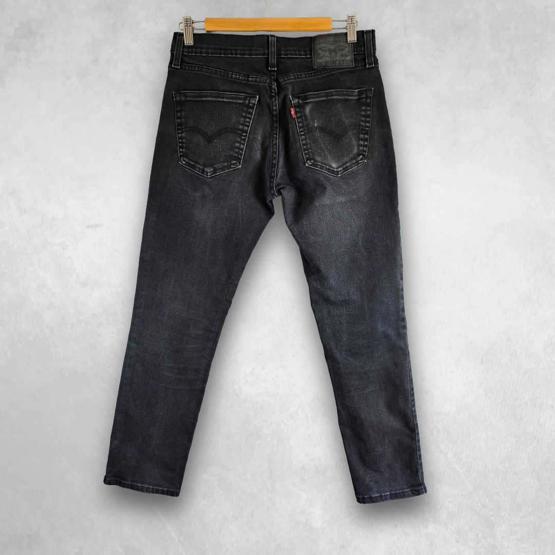 Levi’s 511 Jeans Mens W30 L29 Black Slim Stretch Grunge Denim W32 L30 Tagged image 2