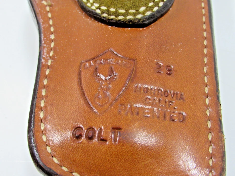 Funda para pistola Safariland Monrovia California Colt 29 cuero marrón #P29 Foto 4 de 4