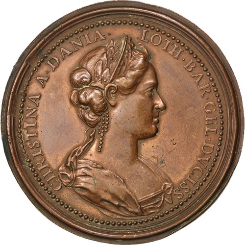 [#69035] Frankrijk, Medaille, Francis I of Lorraine & Christina of Denmark, 18th - Afbeelding 2 van 2