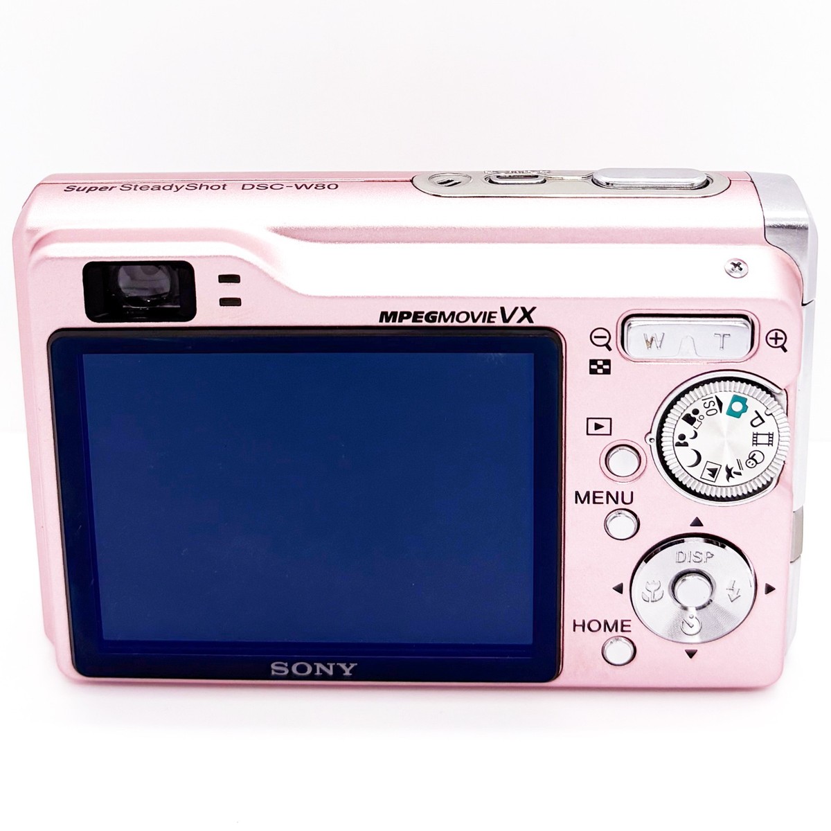 Sony DSC-W80 Pink 7.2MP 3x Zoom Digital Camera Cyber-shot