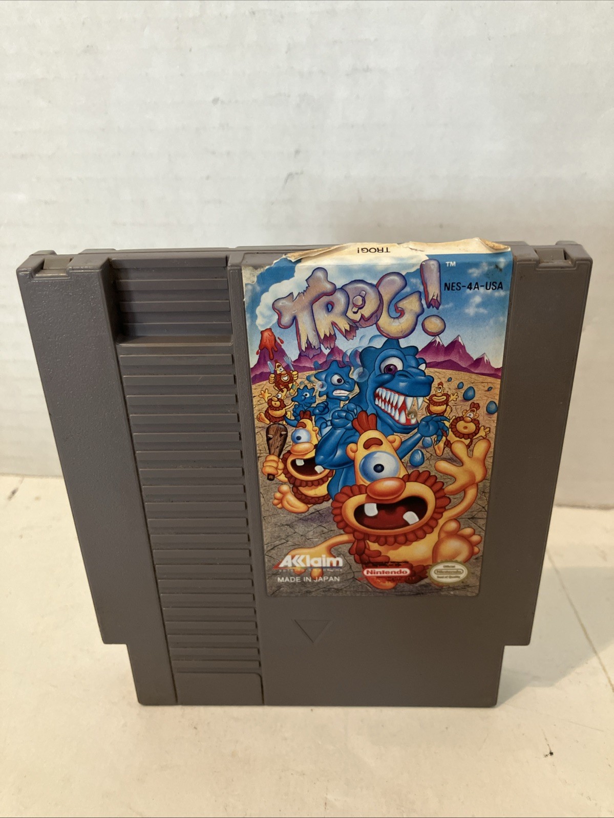 Trog! NES Nintendo Entertainment System Authentic Tested Working Cartridge