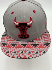 Chicago Bulls Windy City Hardwood Classics Aztec Snapback Hat Cap New Era 9fifty