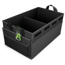 Car Trunk Organizer - 65L Collapsible Car Organizer with Non Slip Large Black