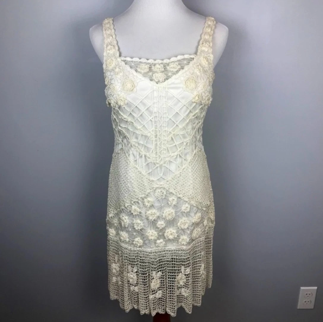 white christmas dresses Sue Wong Tan Size M Dress – Swap Boutique main image 0
