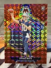 2024 Panini Mosaic Drake Maye /80 Rookie Choice Red & Yellow Fusion #303