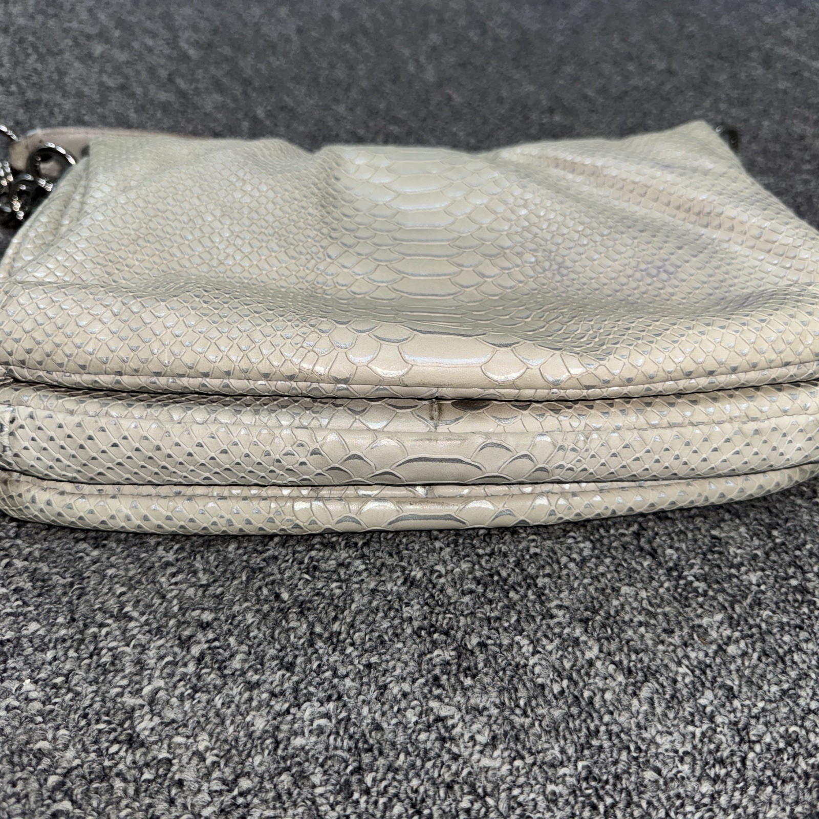 Coach Carrie Madison Pinnacle Python Embossed Lea… - image 4