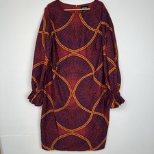 Size 18W Ashro Sheath Pink Yellow Datenight Party Cruise Dress African Ankara