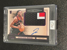 Jonathan Mogbo 2024-25 Panini One and One Purple RPA /35 #RJA-MOG Raptor