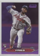 2024 Topps Stadium Club Purple Foil 11/75 Darius Vines #95 v1x