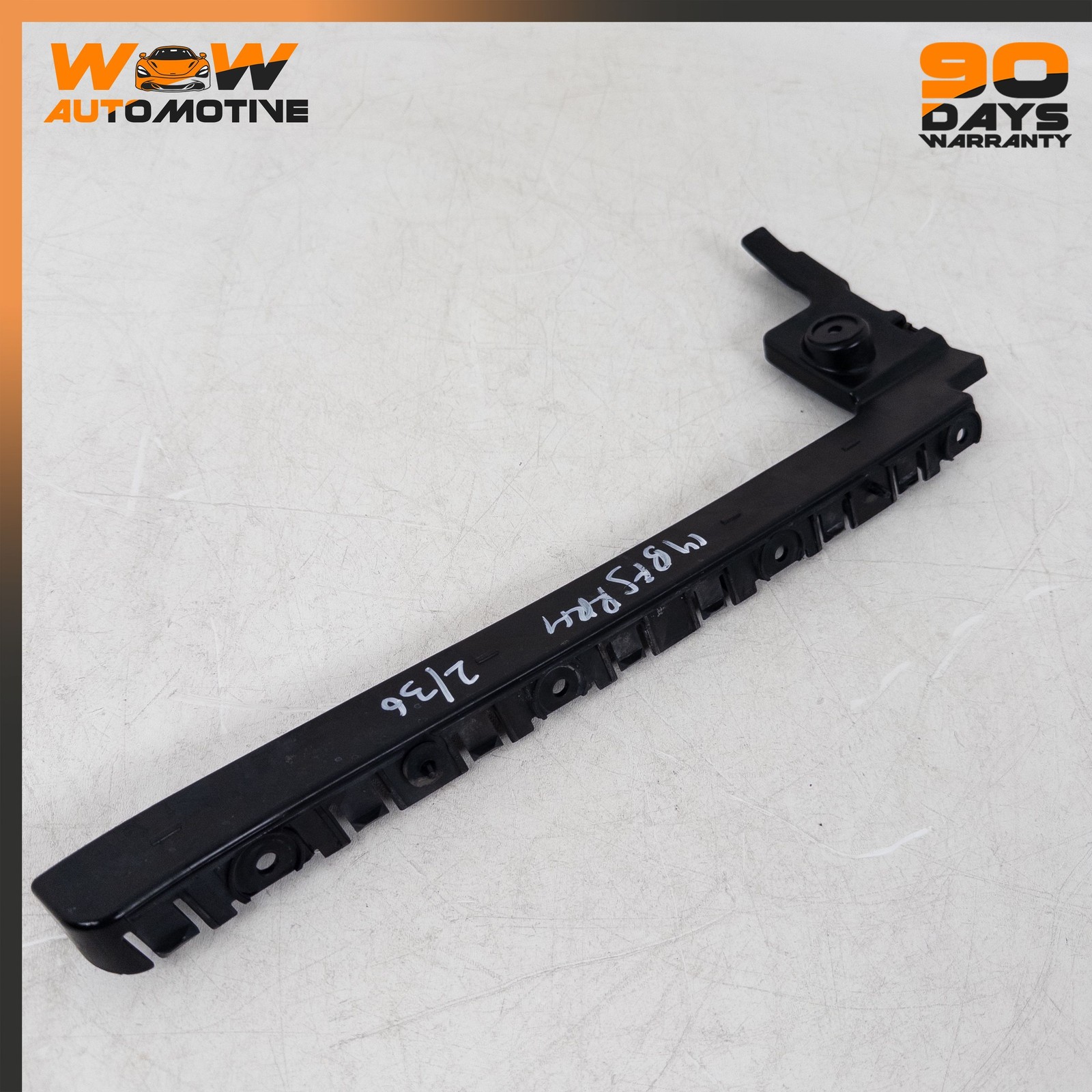 14-19 BENTLEY FLYING SPUR REAR RIGHT BUMPER HOLDER SUPPORT BRACKET BLACK OEM