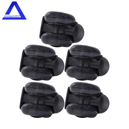 5Pack Office Chair Caster Wheels, Universal Chair Wheels Support 2200lbs Black - Picture 6 of 12