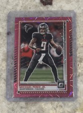 2025 Donruss Optic Michael Penix Jr. #134 Pink Velocity /99 Atlanta Falcons