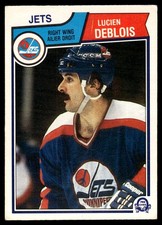 1983-84 O-Pee-Chee VTG OPC Hockey Lucien DeBlois Winnipeg Jets #383