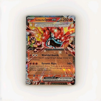 Pokemon - Twilight Masquerade - Hearthflame Mask Ogerpon ex 40/167 NM English