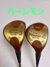 MacGregor Custom Tourney W65 Persimmon Woods 3W 4W Set Vintage Golf RH