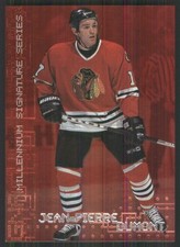1999-00 BAP Millennium Ruby #57 J-P Dumont /1000 Chicago Blackhawks TW1336