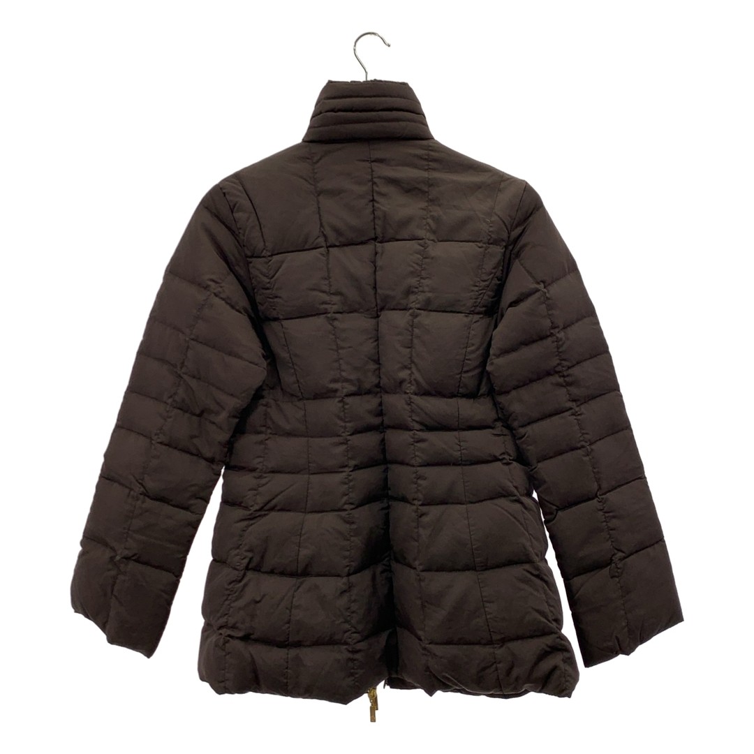 Moncler Brown Tag Double Zip Short Down Coat 0 Dark Womens Used KLDR-0 thumbnail 5