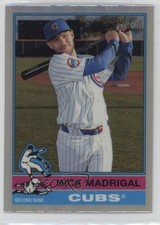 2025 Topps Heritage Chrome Refractor Nick Madrigal #375 1i5e