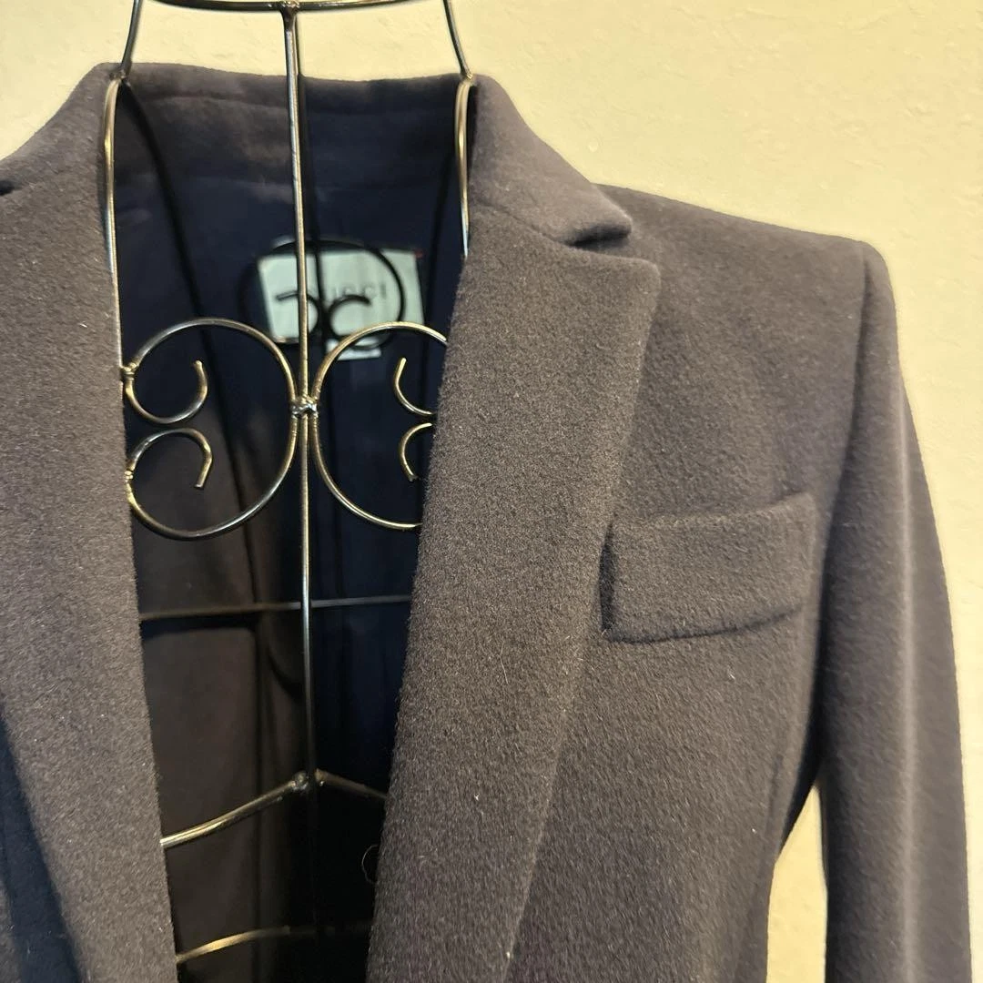 GUCCI Cappotto Cappotto Chester Navy Dal Giappone