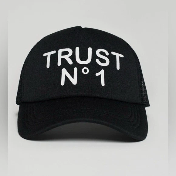 New Trust No 1 Hat Trucker Cap Strapback Black