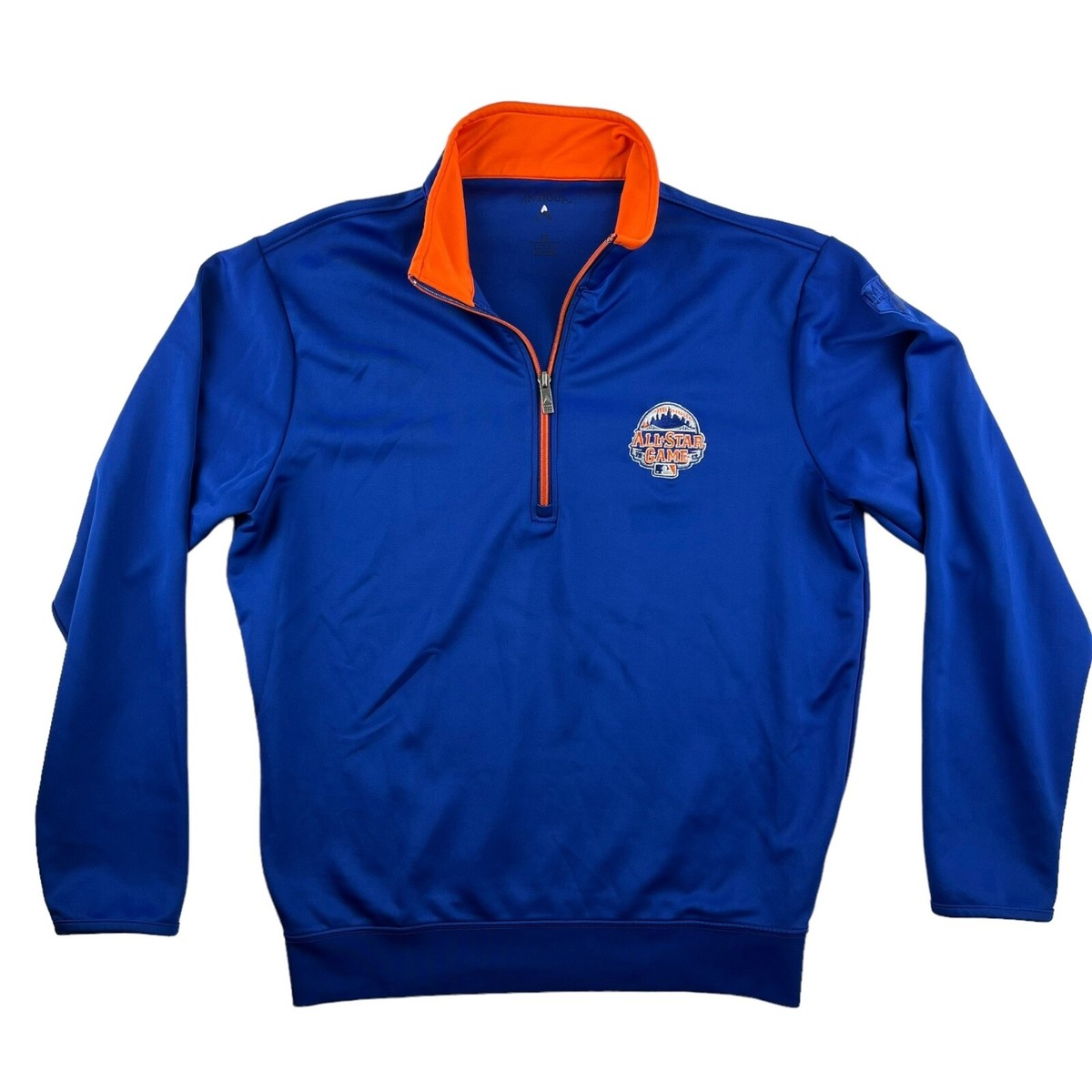 NEW Antigua New York Mets MLB 2013 Network All Star Game 1/4 Zip