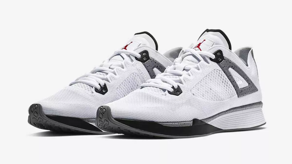 Nike Air Jordan 89 Racer 2019 White Cement Grey Black AQ3747 100