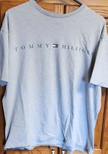 Tommy Hilfiger Flag T Shirt Men’s L Large Vintage Spellout USA Made Retro 90's