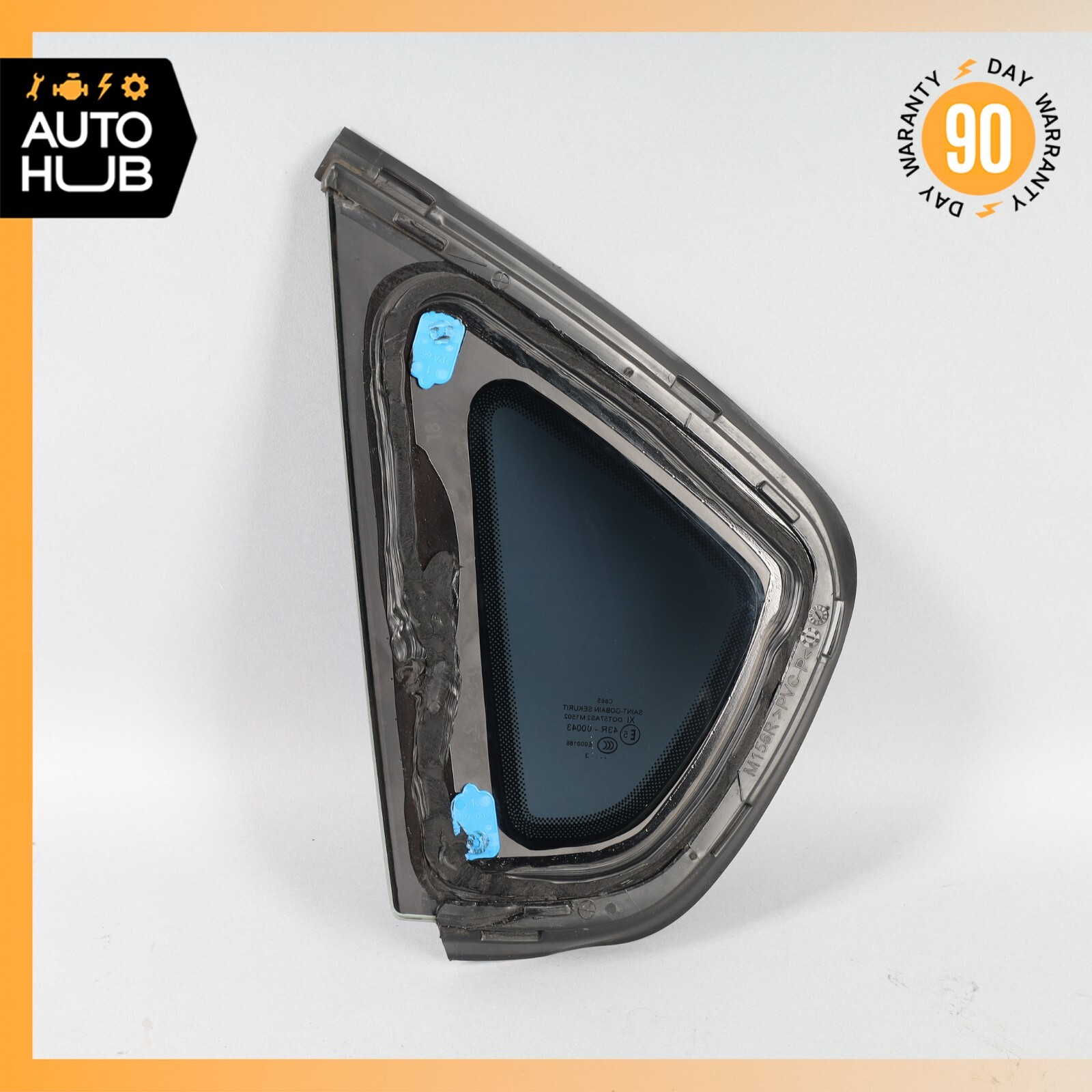14-22 Maserati Quattroporte M156 Rear Right Side Quarter Window Glass OEM 69k