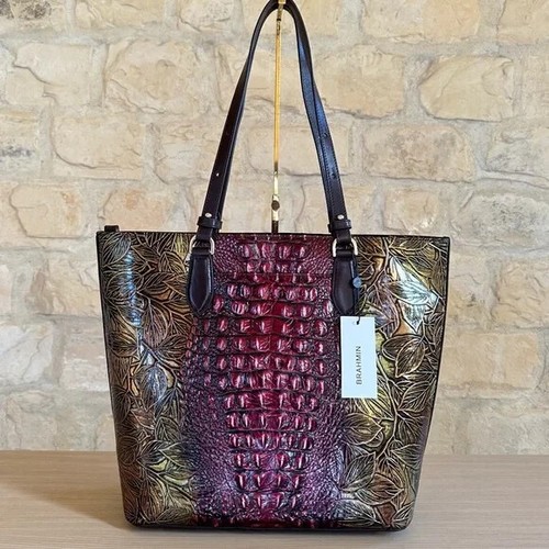 Bolso/billetera Brahmin Ellen Pesto Edgewood de cuero genuino opción nuevo con etiquetas - Imagen 5 de 36