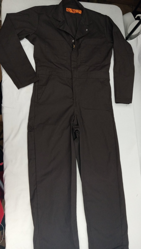 Red Kap Coverall Twill Action Brown Work Uniform Polyblend 36 RG 29" Inseam - Picture 10 of 18