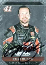 Kurt Busch autographed NASCAR card (Auto Racing, SC) 2016 Panini Prizm #30