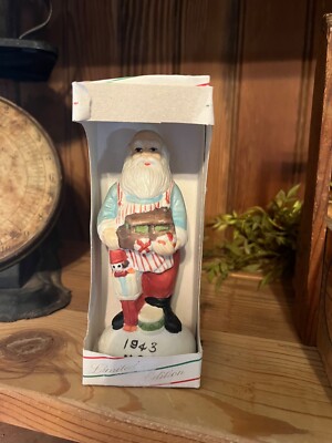 Vintage Liberty Bell Christmas inc. Santa figurine USA 1943