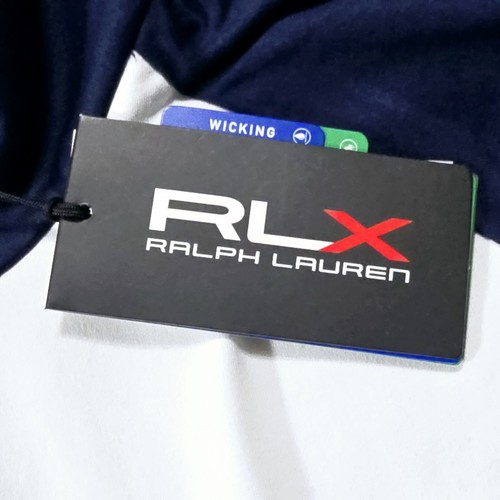Ralph Lauren RLX Golf Men's XL Half Zip White Front Pocket Performance Pullover - Picture 8 of 12