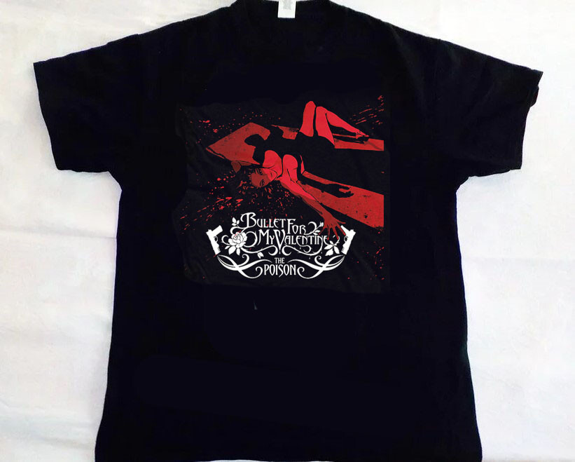 Bullet For My Valentine The Poison t-shirt, rock music, classic