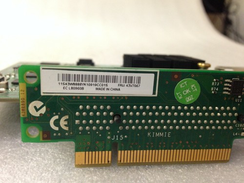 IBM 43W4297 MRSAS 8708E MR10i ServeRAID Controller W/ 43V7067 Riser Card. - Picture 6 of 10