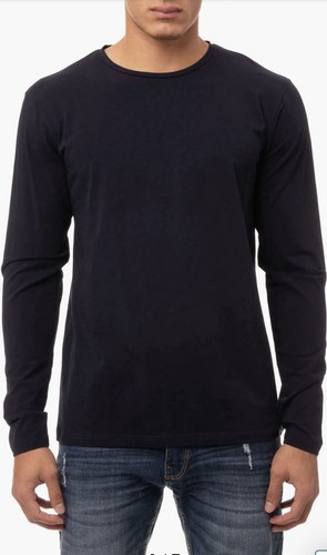 XRAY Jeans Premium Cotton Long Sleeve T-shirt In Navy Size 3X NWOT