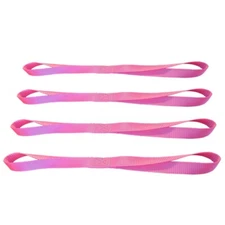 4 Pack 1" x 18" Soft Loop Tie Down Strap Motorcycle Dirt-Bike ATV UTV USA Made