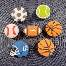 7 pc Crocs Charms Sports Accessories