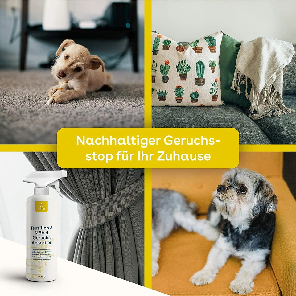 eco:fy KATZENURIN URIN GERUCHSENTFERNER Anti Geruch Tiergeruch Geruchsvernichter - Bild 3 von 3