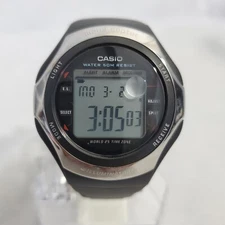 Rare vintage CASIO Wave Ceptor WV-56H  Atomic  watch - New Battery..EXCELLENT