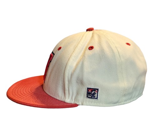 Nebraska Cornhuskers Fitted Baseball Hat Cap Off White Red Size 7 3/8 - Picture 3 of 4