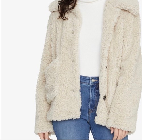 Sanctuary Moon Over The Rainbow Boho Faux Fur Fleece Jacket Sz S Designed In LA - Picture 13 of 14