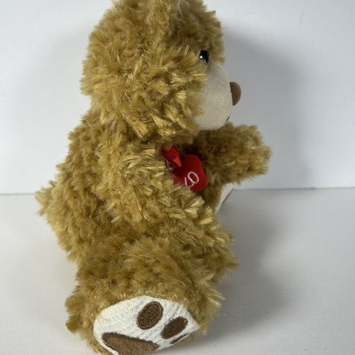 Valentines Teddy Bear First & Main Willoughby Plush No. 1944 With Red XoXo Bow - Picture 4 of 7