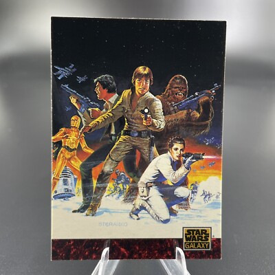 STAR WARS ポスター 1993 Topps Star Wars Galaxy Art Of Star Wars Poster Art Card