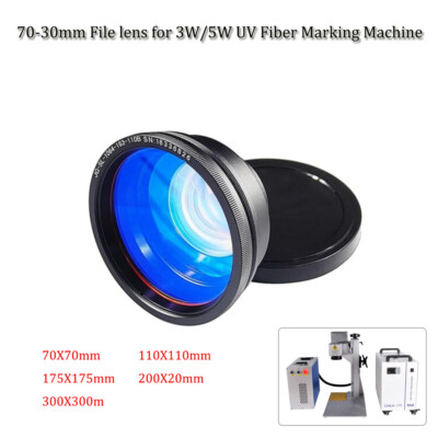 70-300mm F-theta Scan Lens Field Lens For 3W 5W UV Fiber Laser Marking Machine