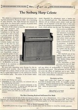 1920s THE SEEBURG HARP CELESTE SHERMAN CLAY C...