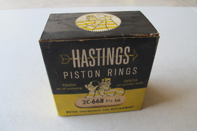 Hastings Piston Ring set fit Chevy 63-89 (2C668STD)